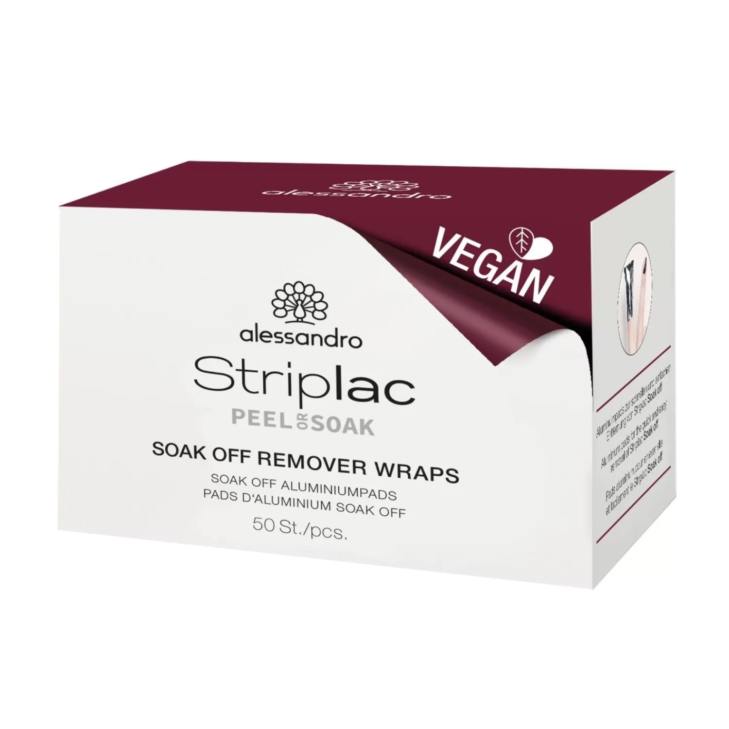 Alessandro Striplac Soak Off Remover Wraps