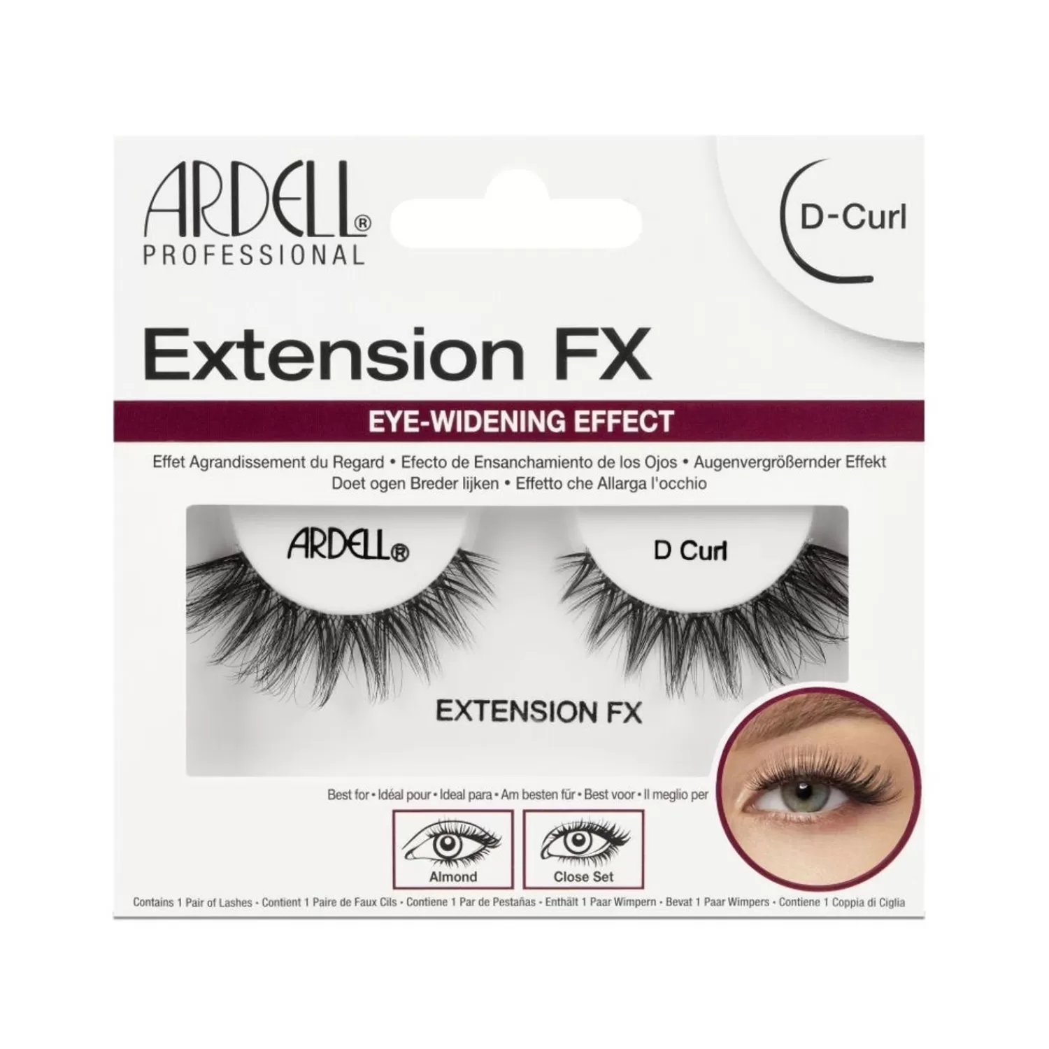 Ardell Extension Fx D-Krul Met Oogverruimend Effect