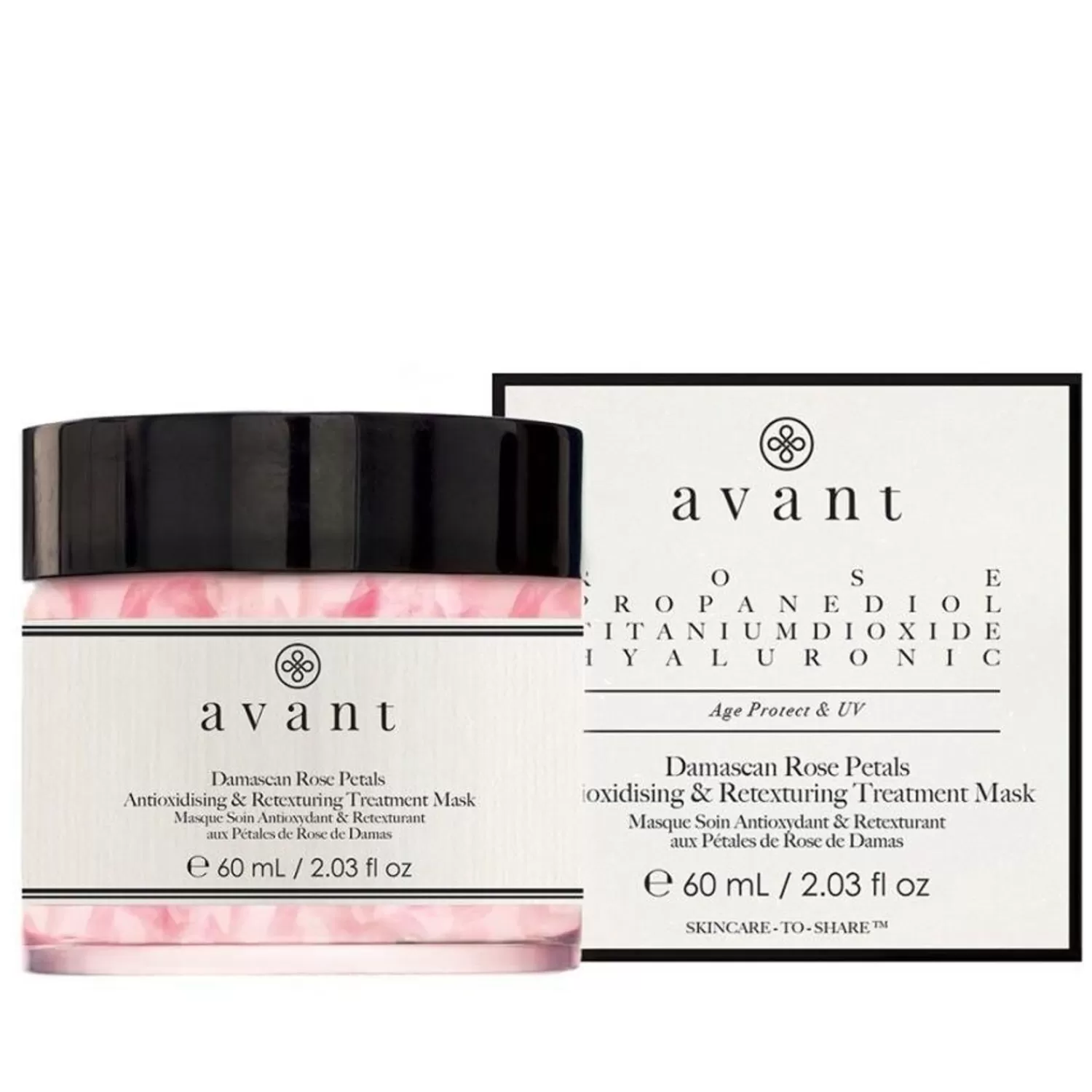 Avant Skincare Age Protect & Uv Damascan Rozenblaadjes Anti-Oxidatie & Retexturerende