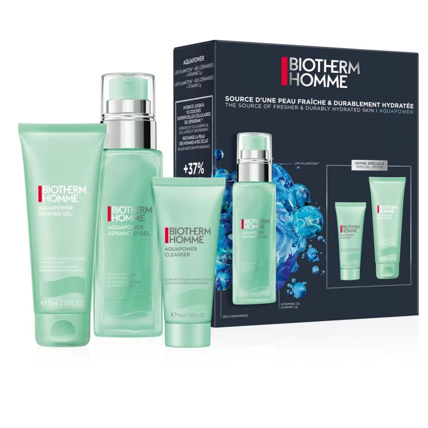 Biotherm Homme Aquapower Aquapower Routineset