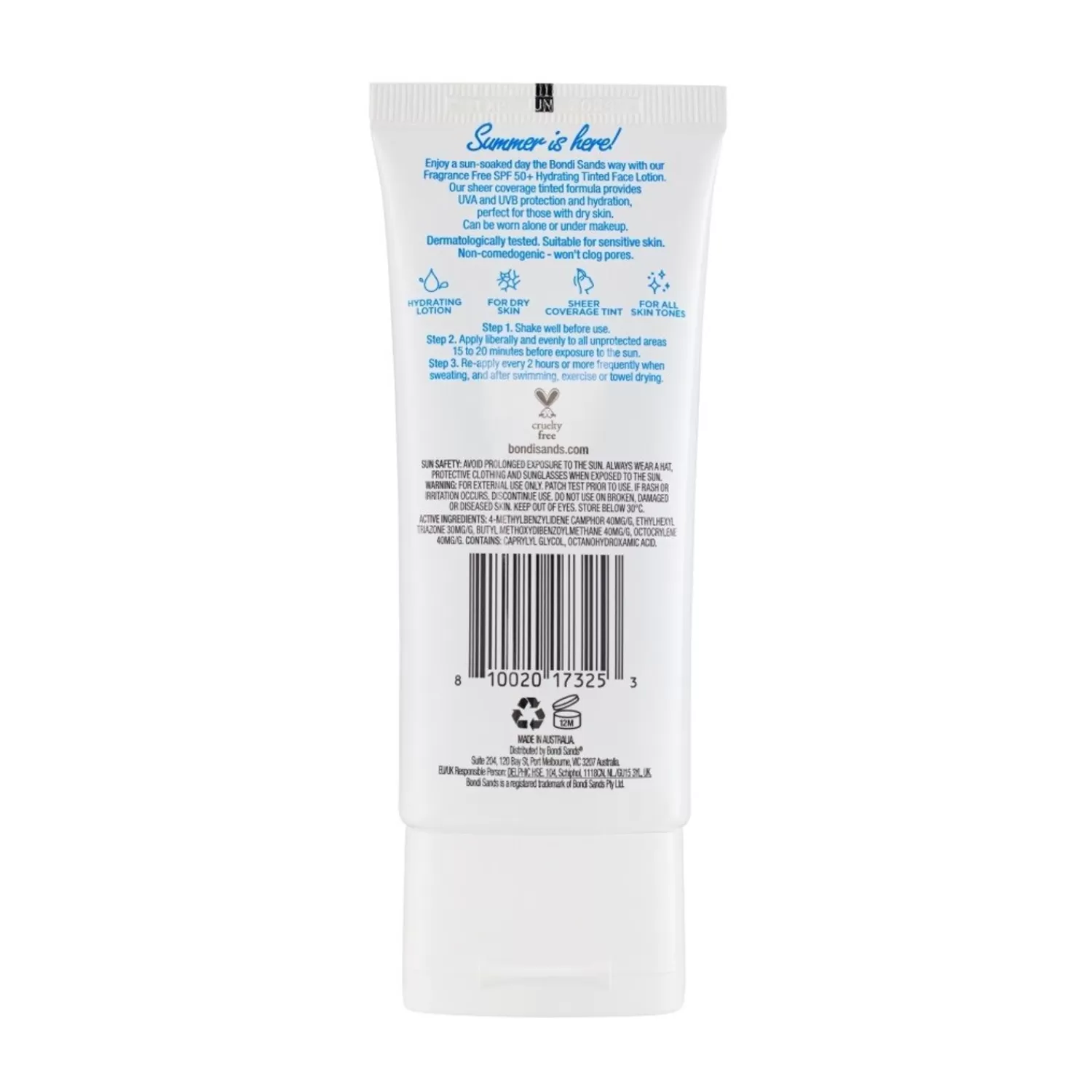 Bondi Sands Hydrateren Gezicht Spf 50+