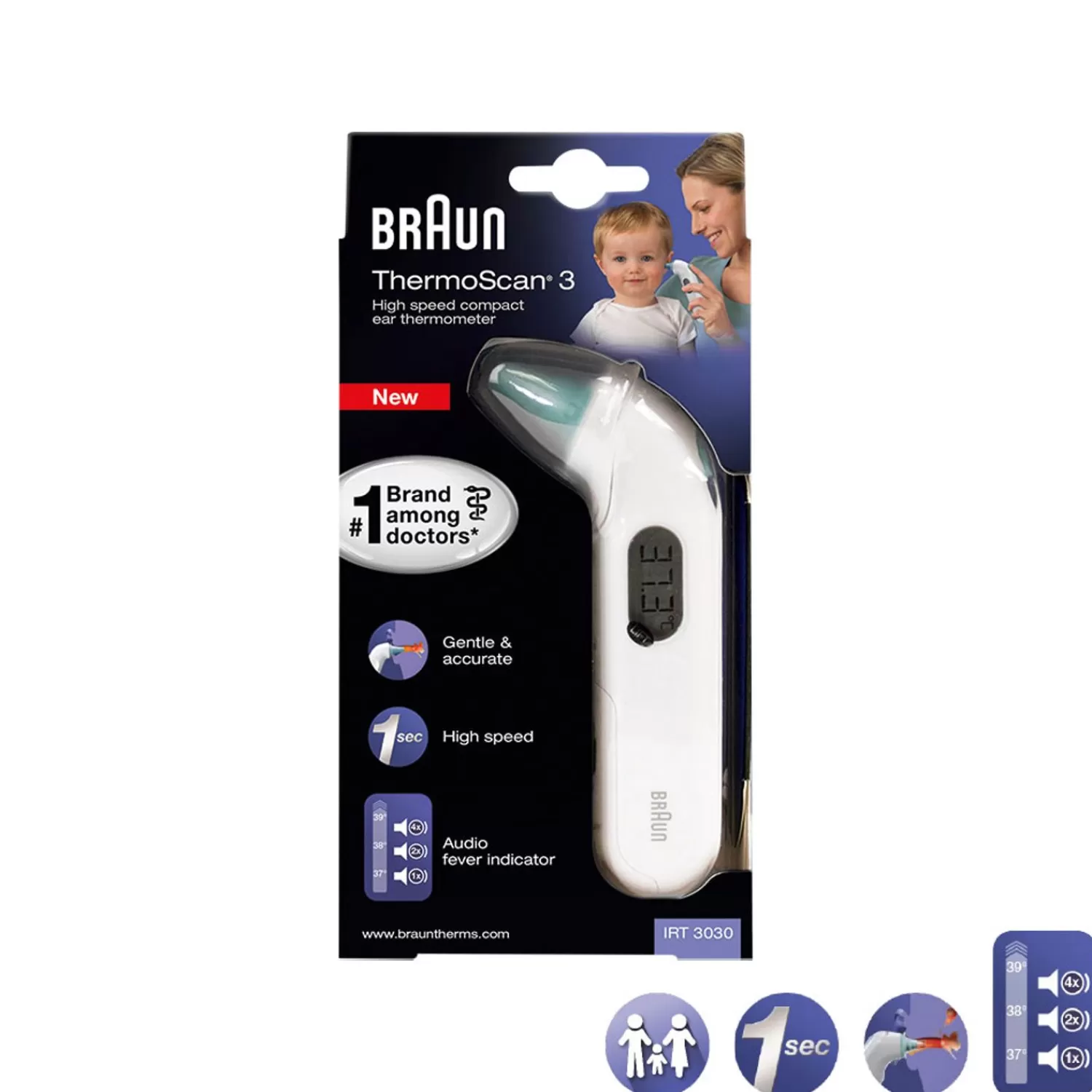 Braun Irt3030 Thermoscan 3