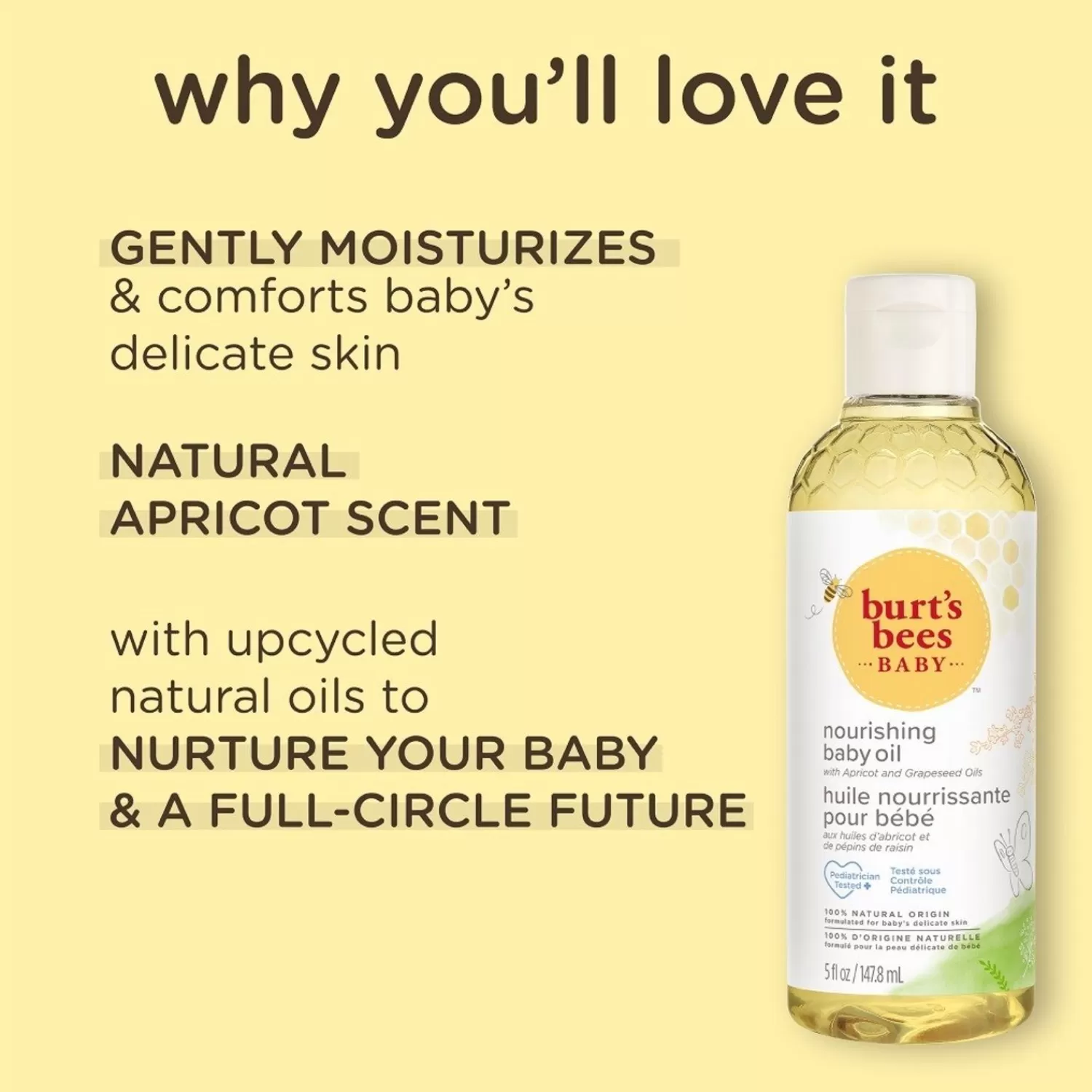 Burt's Bees Baby Bee Voedende Olie