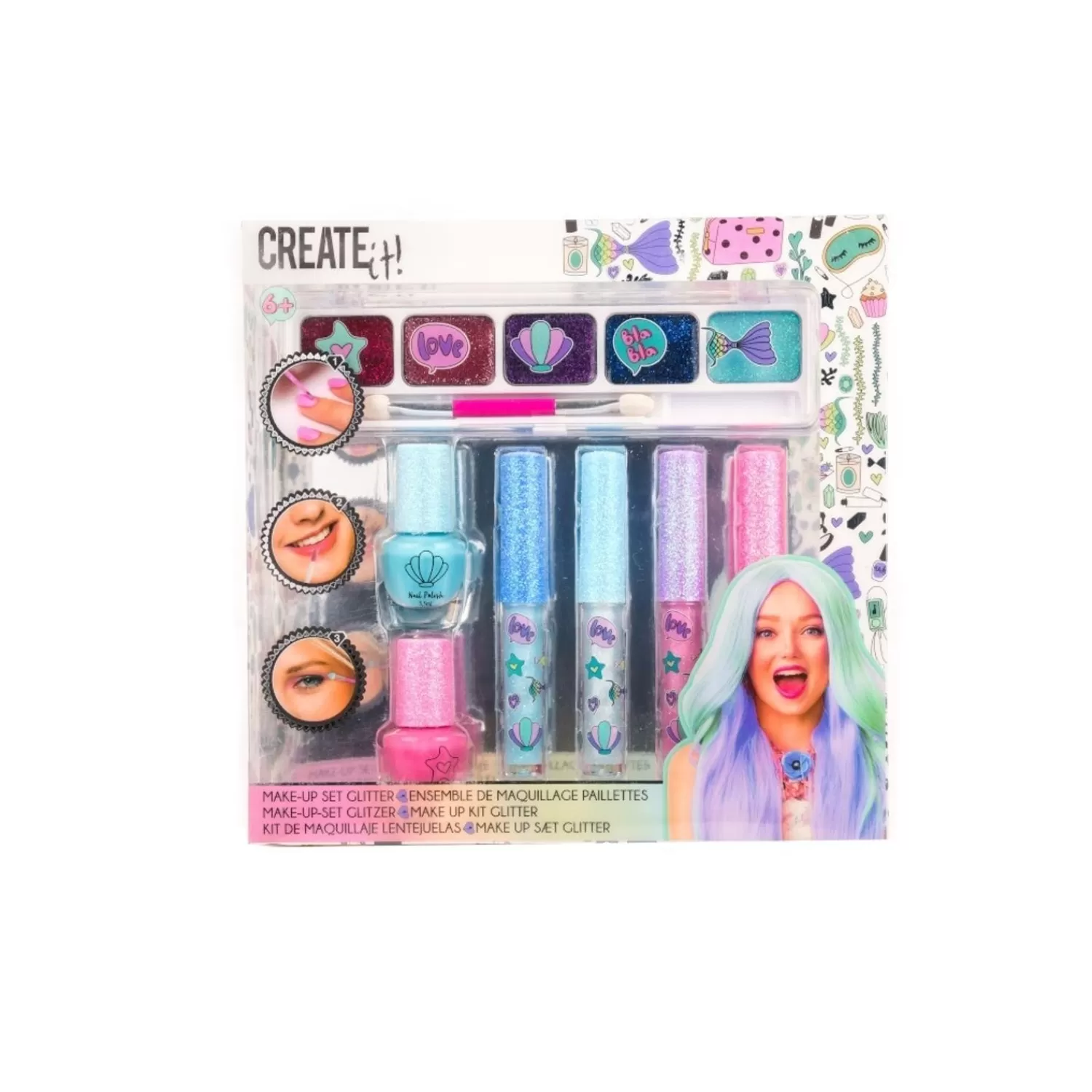 Create It! Creeer Het! Nail Art Kit Zeemeermin