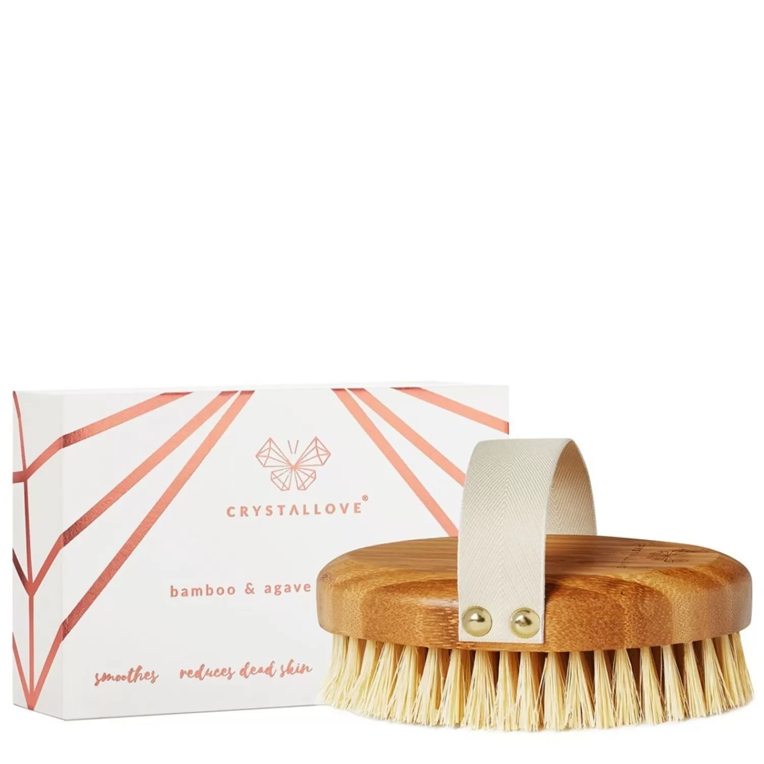 Crystallove Bamboo & Agave Body Brush