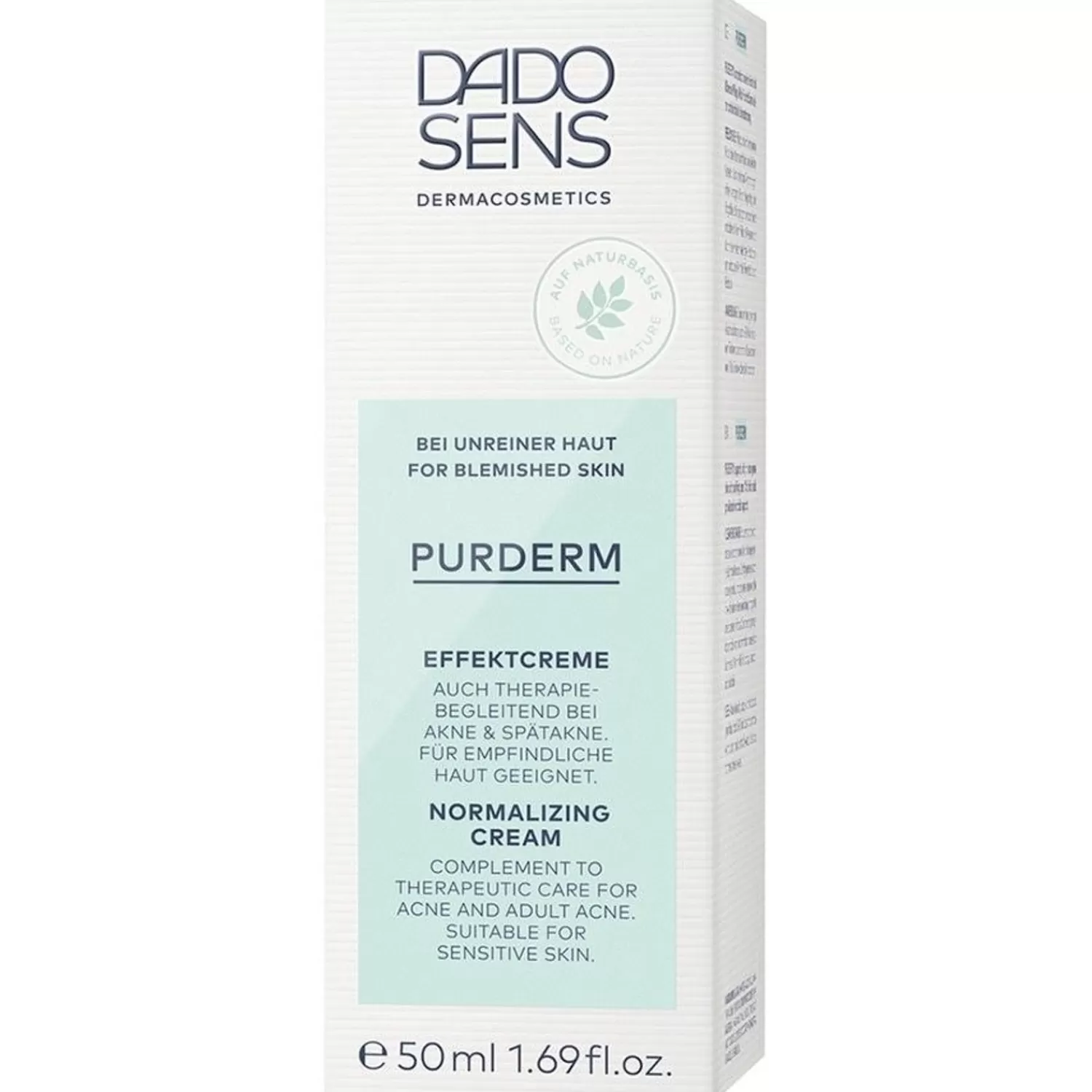 DADO SENS Dermacosmetics Purderm Normaliserende Creme