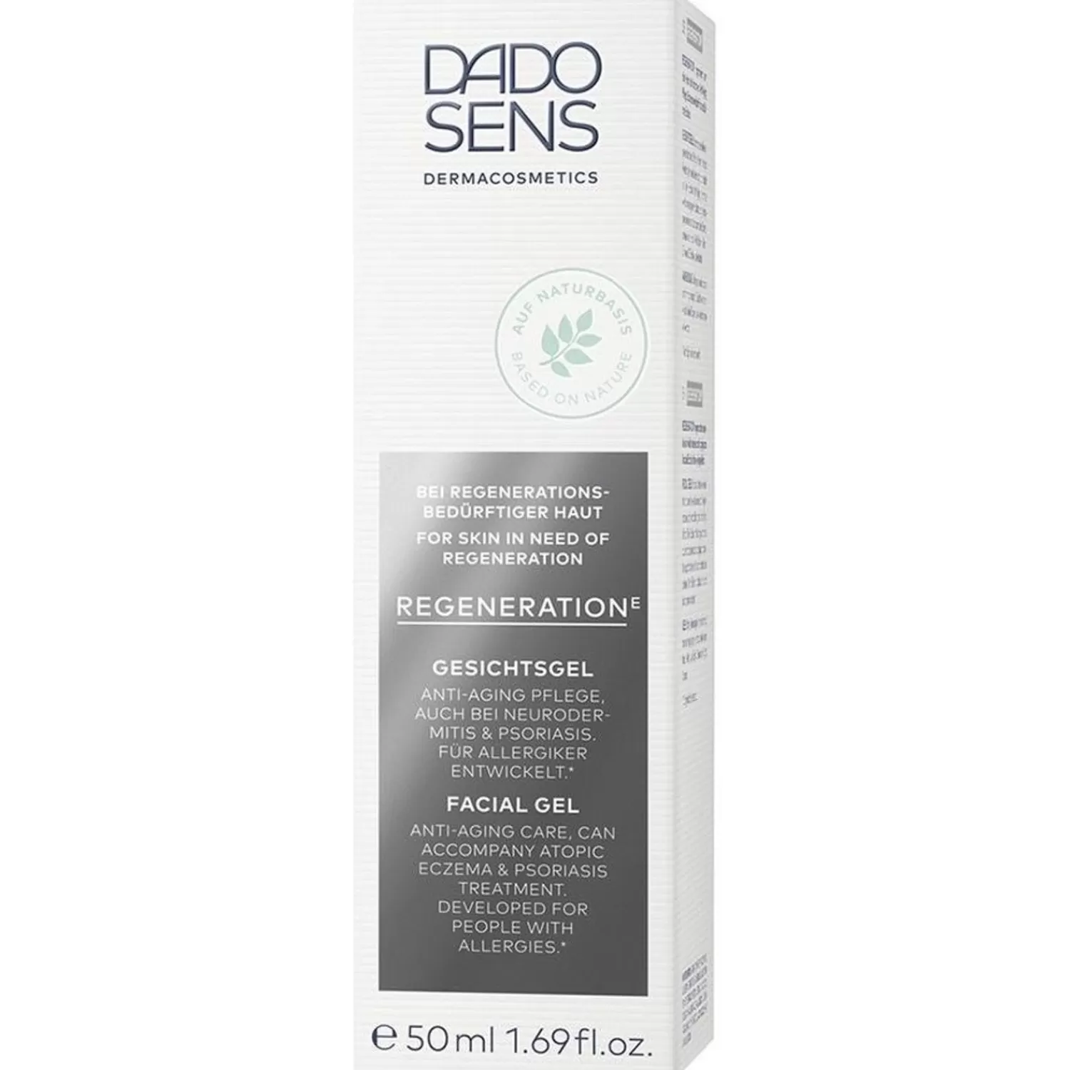 DADO SENS Dermacosmetics Regeneratie E Gezichtsgel