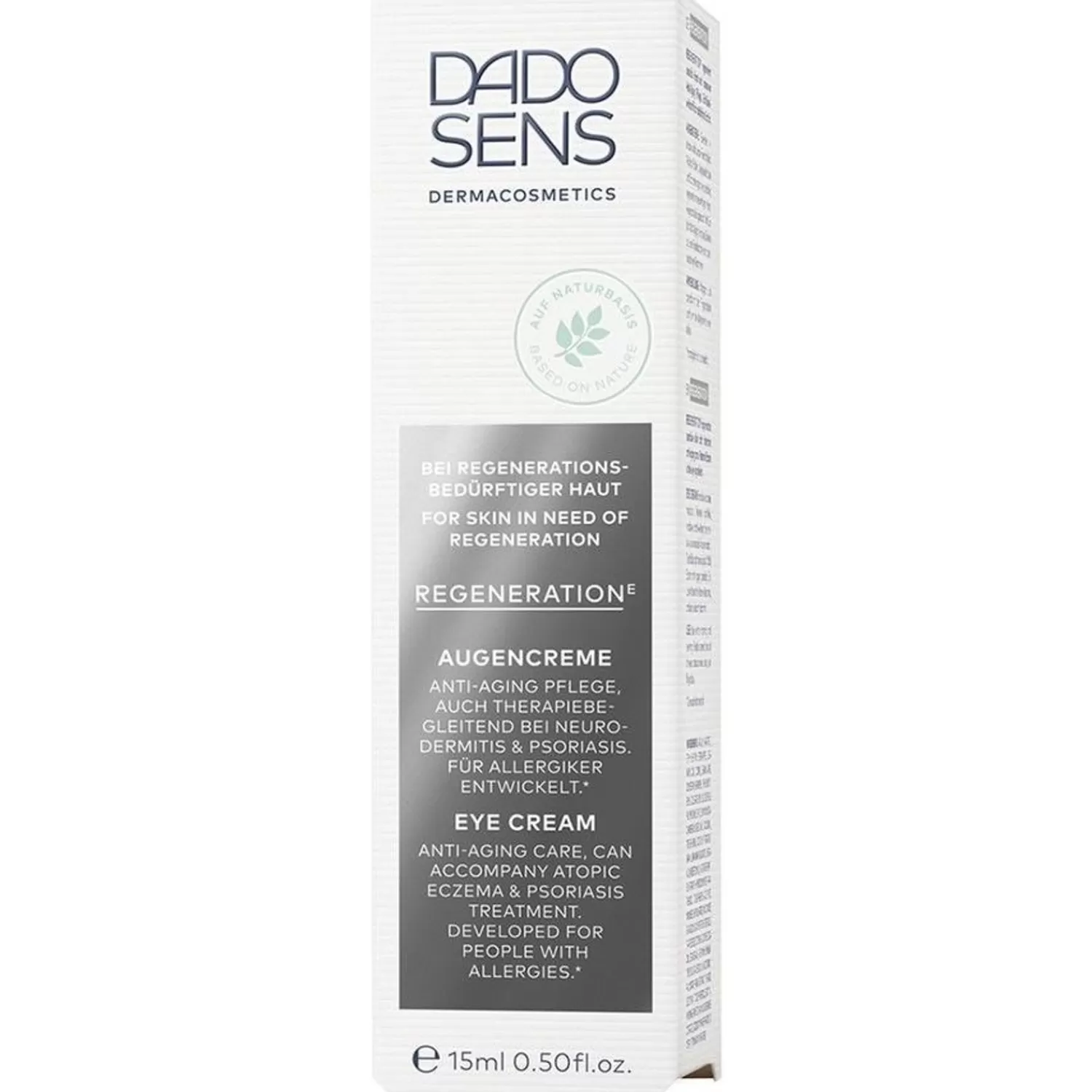 DADO SENS Dermacosmetics Regeneratie E Oogcreme