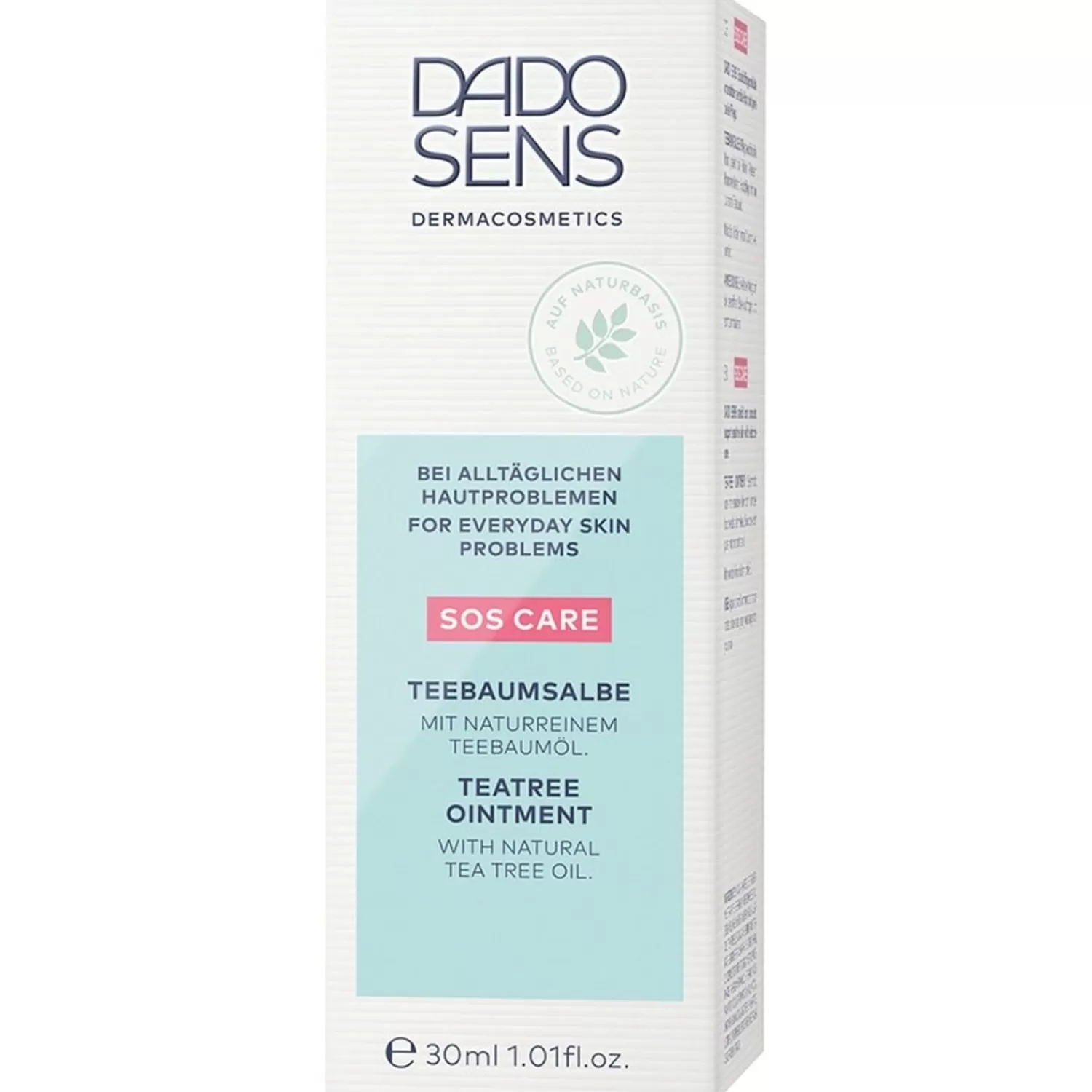 DADO SENS Dermacosmetics Speciale Verzorging Teatree Zalf