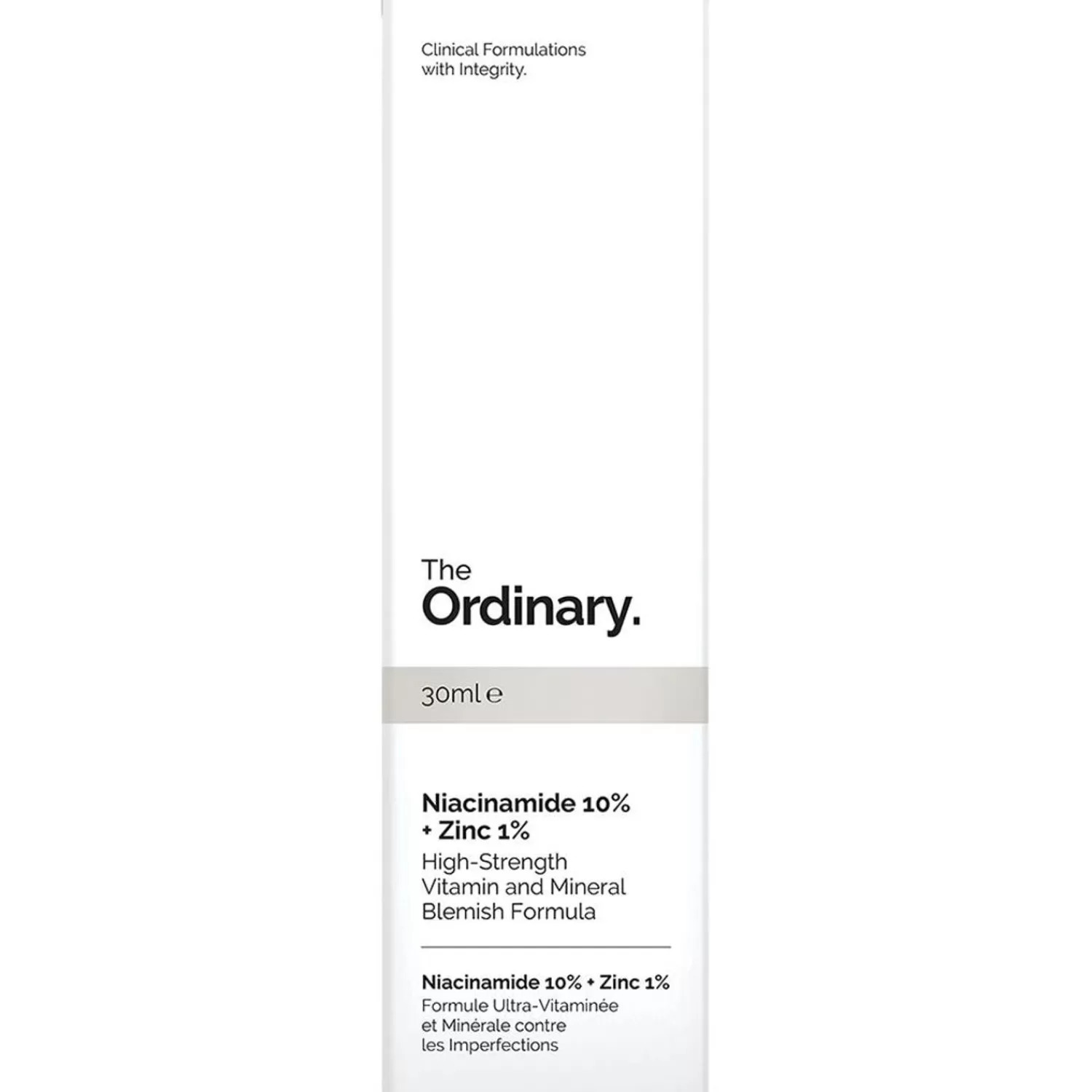 The Ordinary De Gewone Puistjesbestrijding Niacinamide 10% + Zink 1%