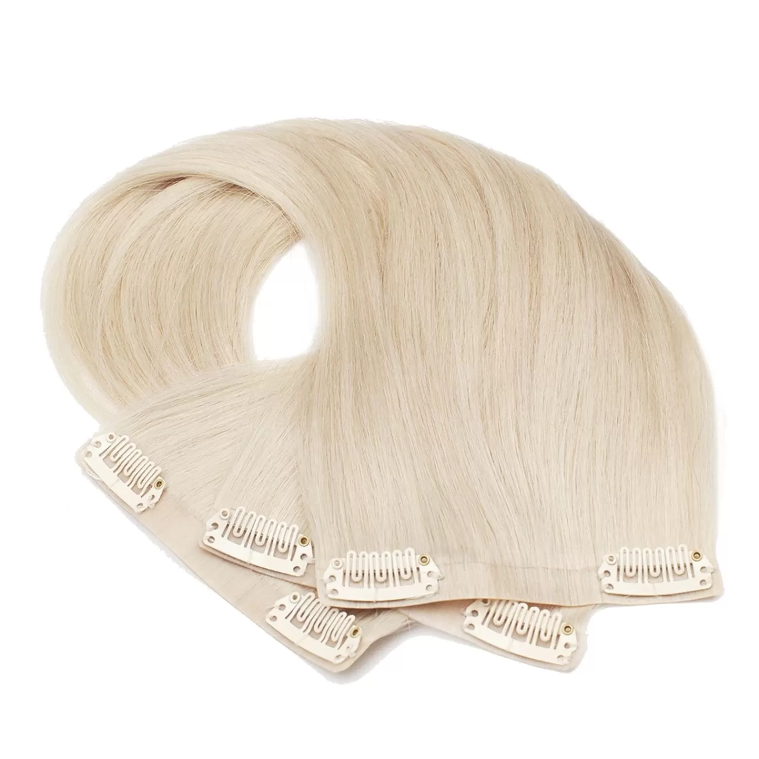 Desinas Naadloze Extensions Lichtblond