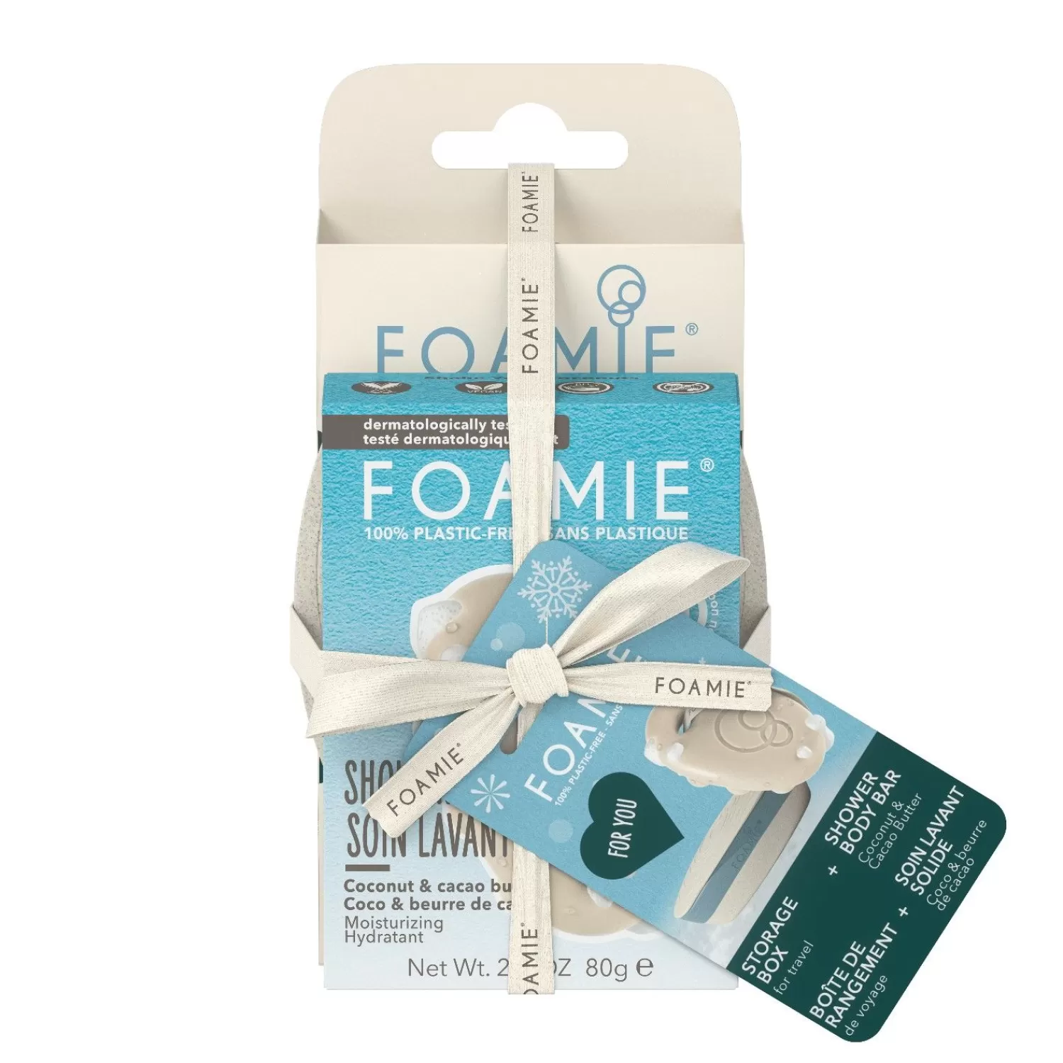 FOAMIE Showerbar + Travelbox Set