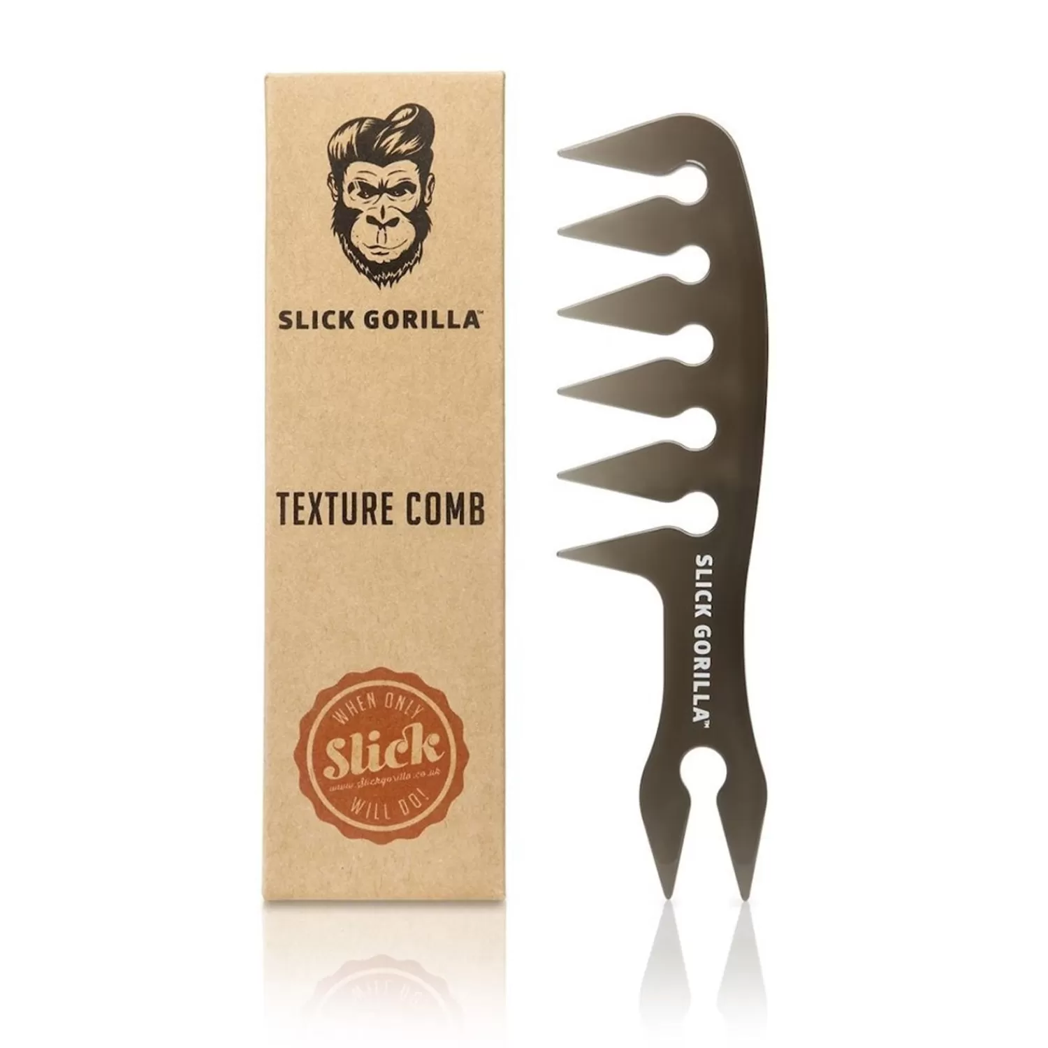 Slick Gorilla Gladde Gorilla Textuur Kam