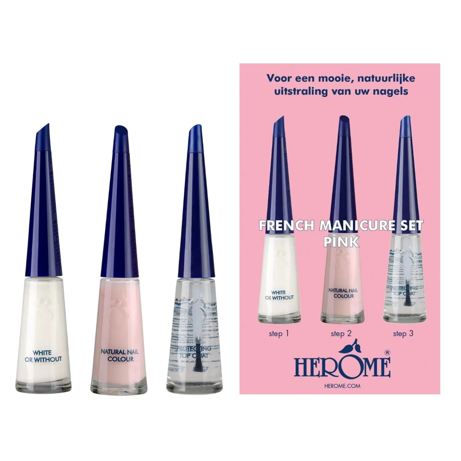 Herome Cosmetics French Manicureset Roze