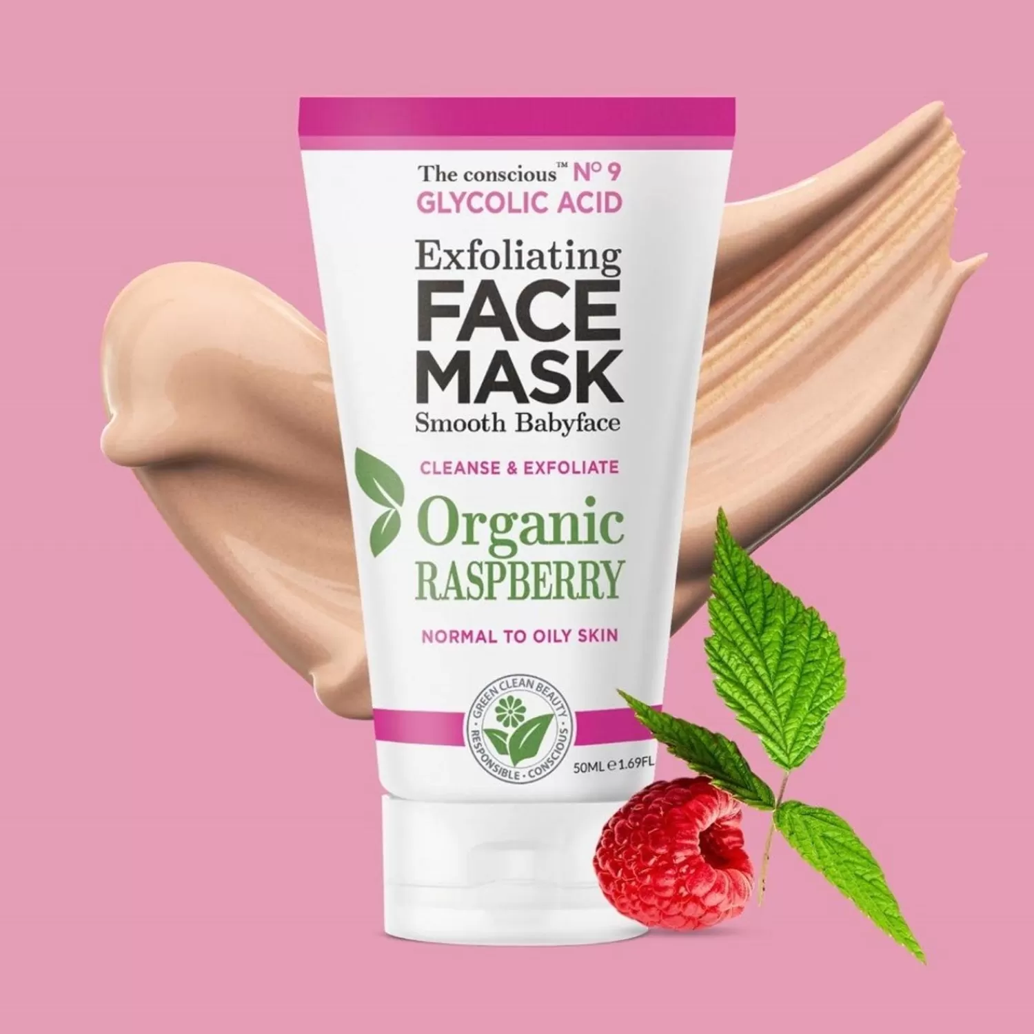 The conscious™ Het Bewuste Exfolierende Gezichtsmasker Met Glycolzuur