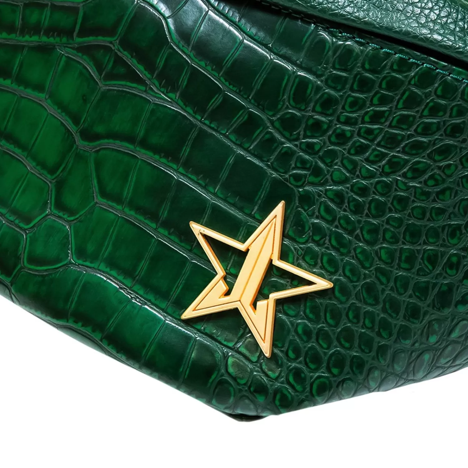 Jeffree Star Blood Money Collection Green Crocodile Cross Body