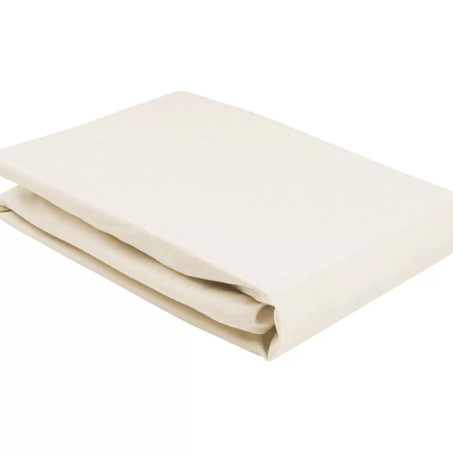 JOOP! Fitted Sheet Fine Jersey Wool White