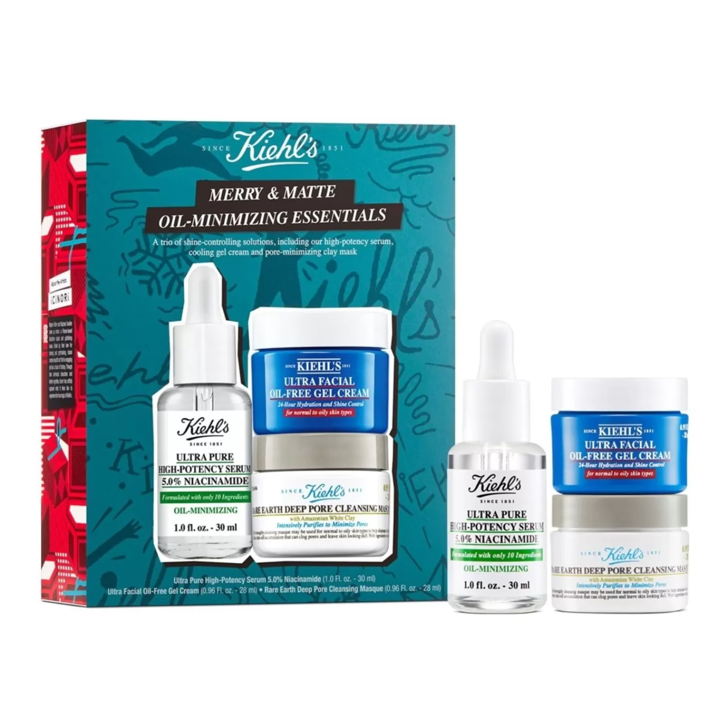 Kiehl’s Kiehl'S Merry & Matte Oil-Minimizing Essentials Set