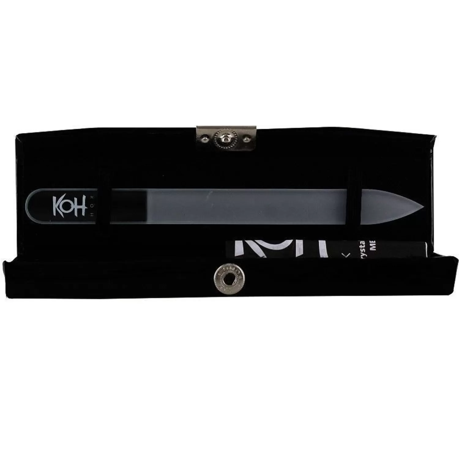 KOH Crystal Nail File Medium With Purse Case