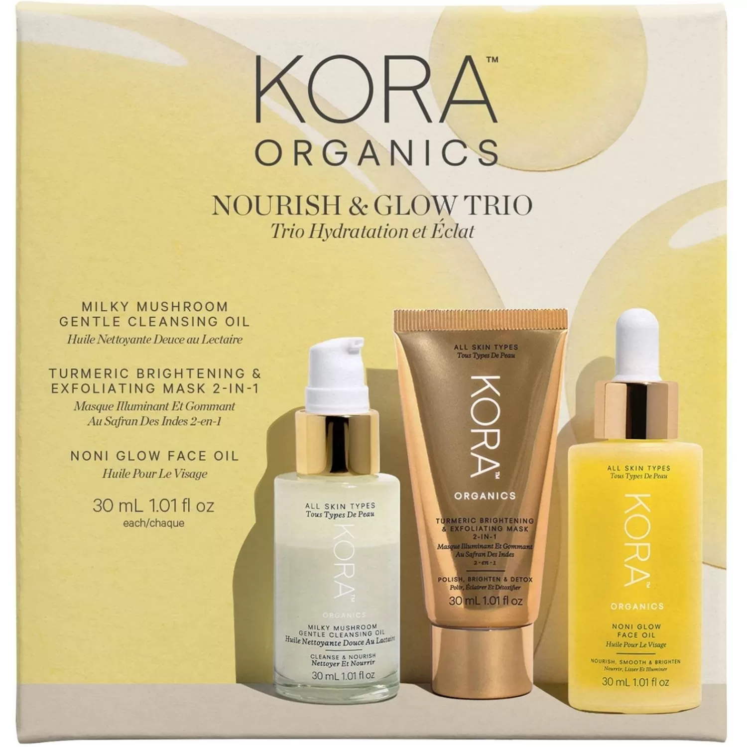 KORA Organics Nourish & Glow Trio