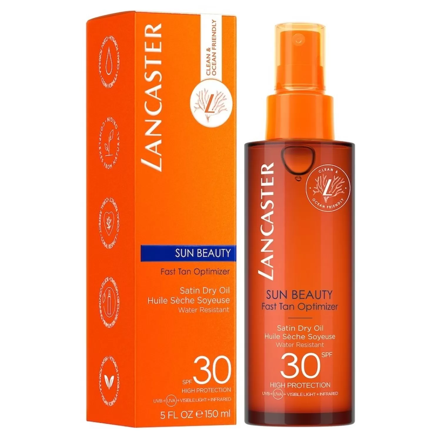 Lancaster Sun Beauty Satin Dry Oil Spf30