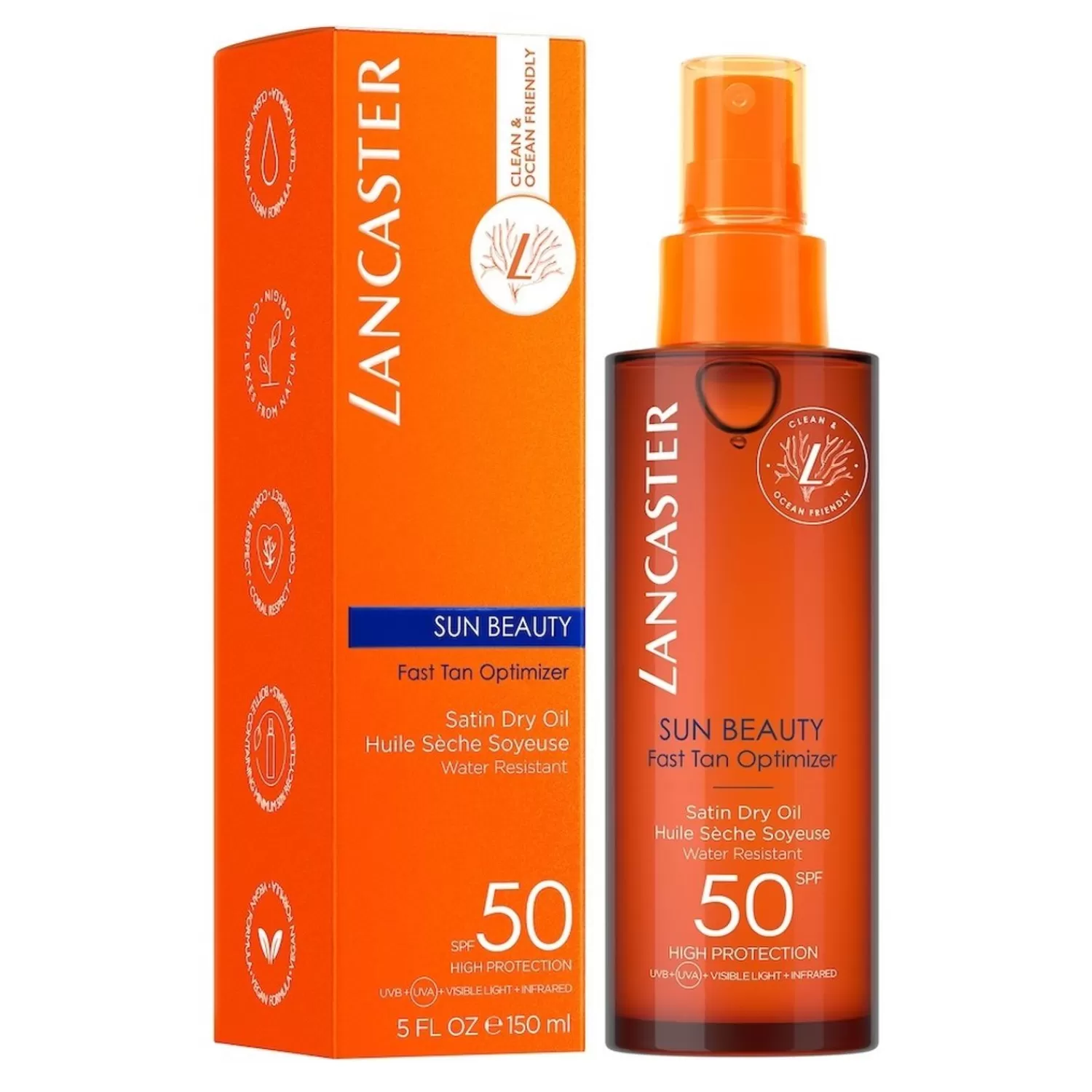 Lancaster Sun Beauty Satin Dry Oil Spf50