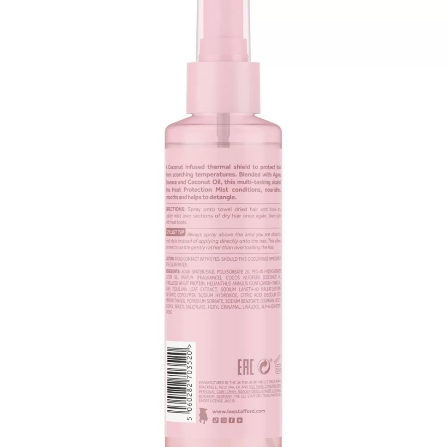 Lee Stafford Coco Loco & Agave Heat Protection Mist