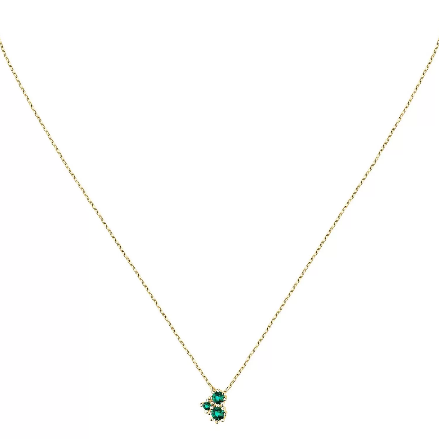 Live Diamond Ketting Geelgoud 375