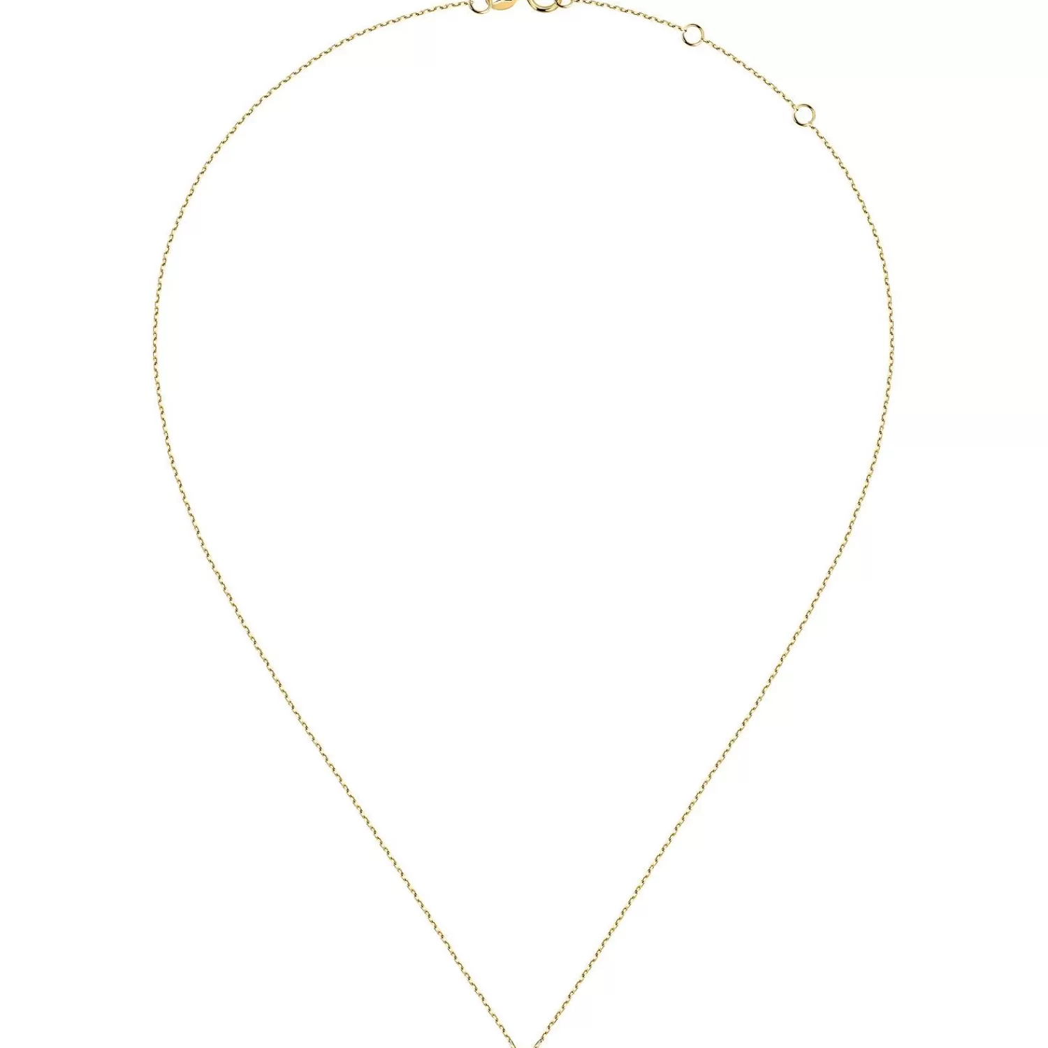 Live Diamond Ketting Geelgoud 375