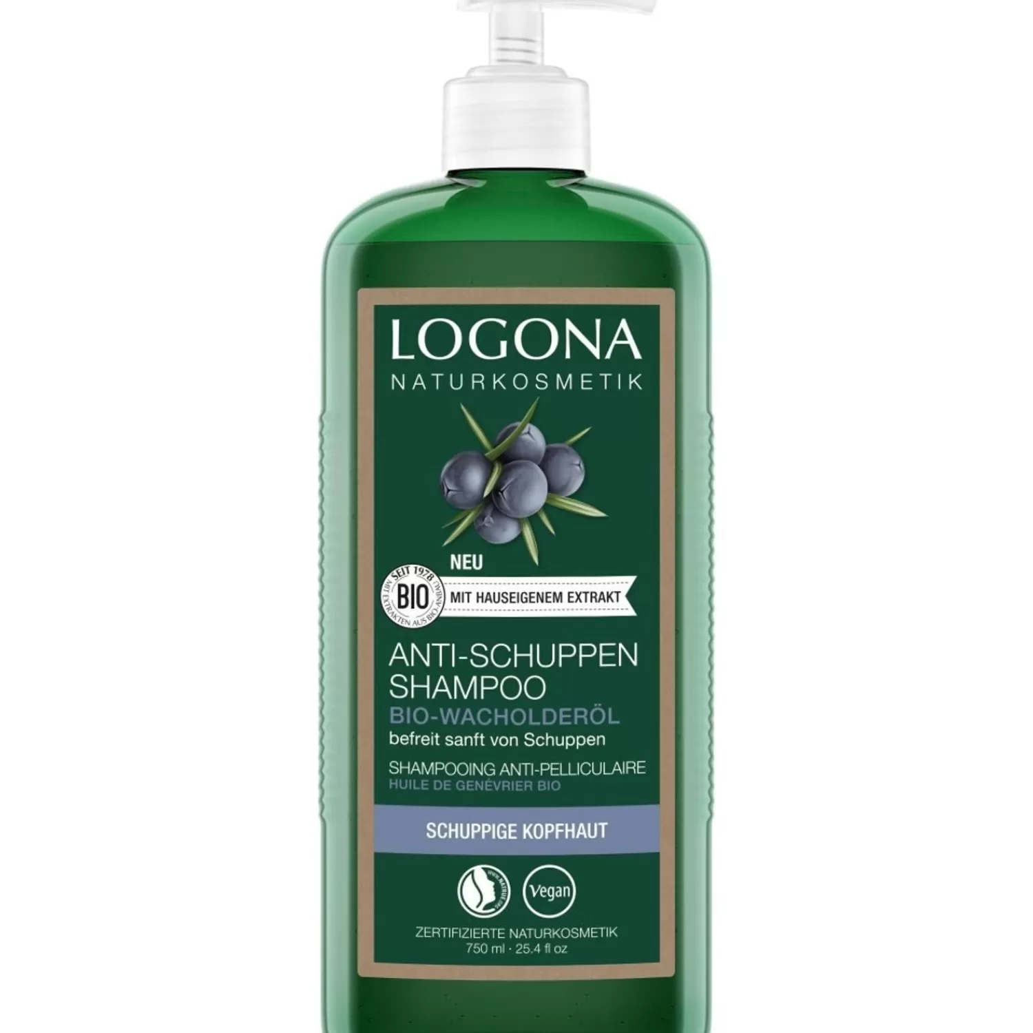 Logona Anti-Roos Shampoo Biologische Jeneverbessen