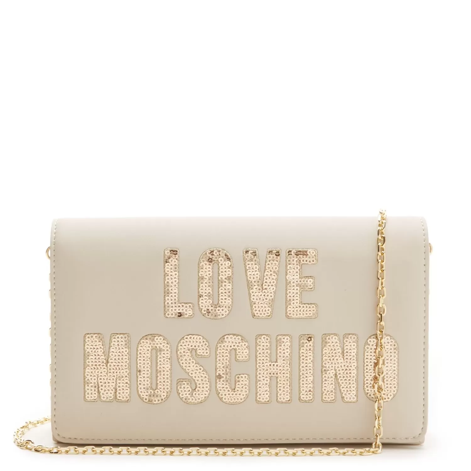 Love Moschino Avorio Umhangetasche