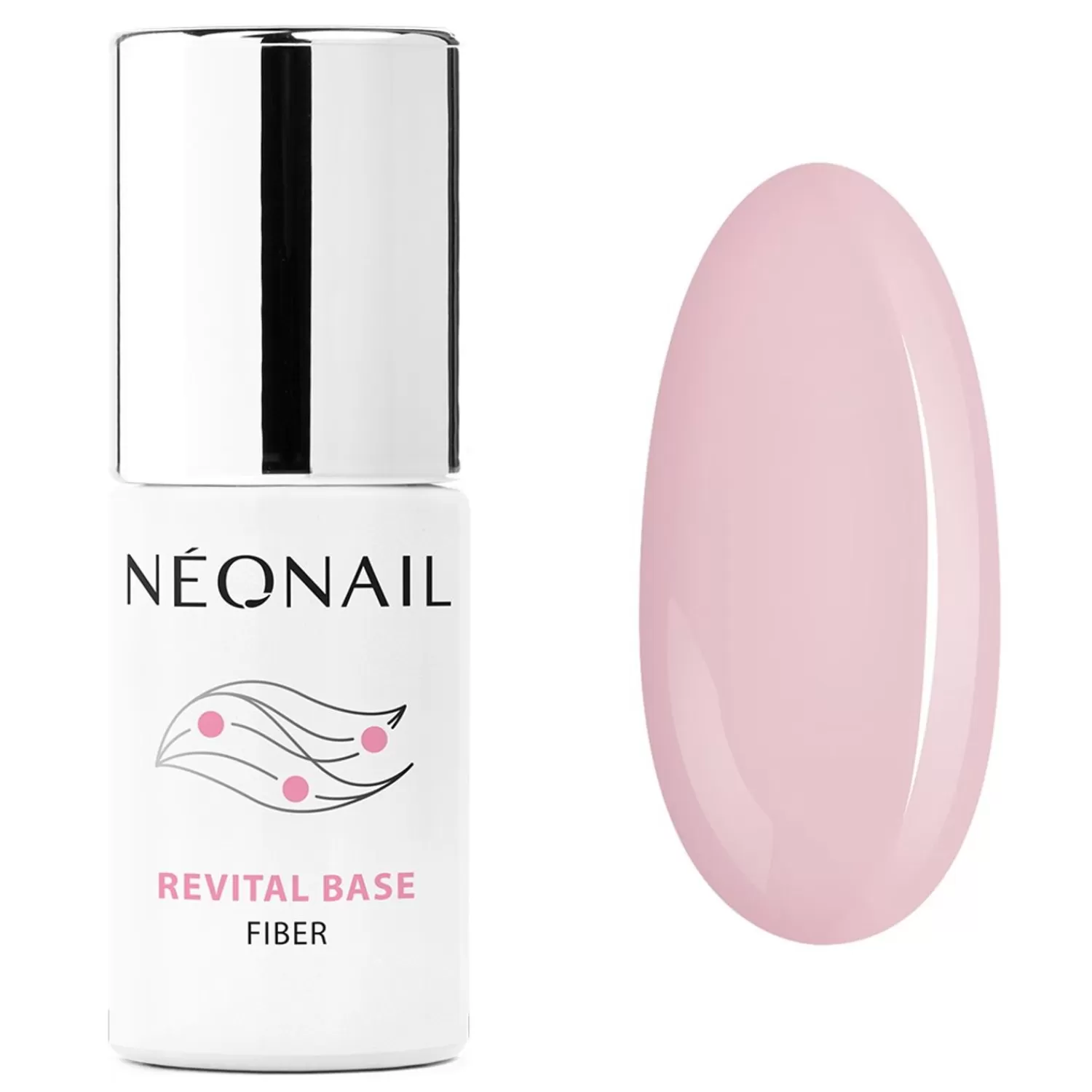 NEONAIL Revital Basisvezel Romige Splash