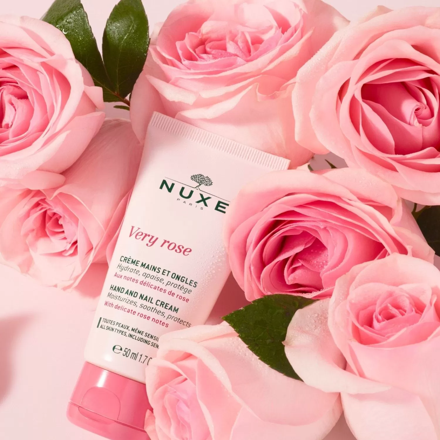 NUXE Very Rose Hand- En Nagelcreme