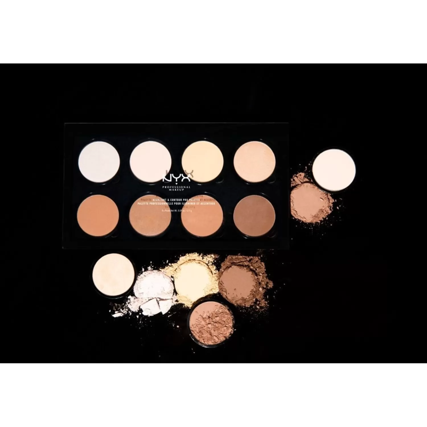 NYX Professional Makeup Pride Makeup Highlight & Contour Pro Palette