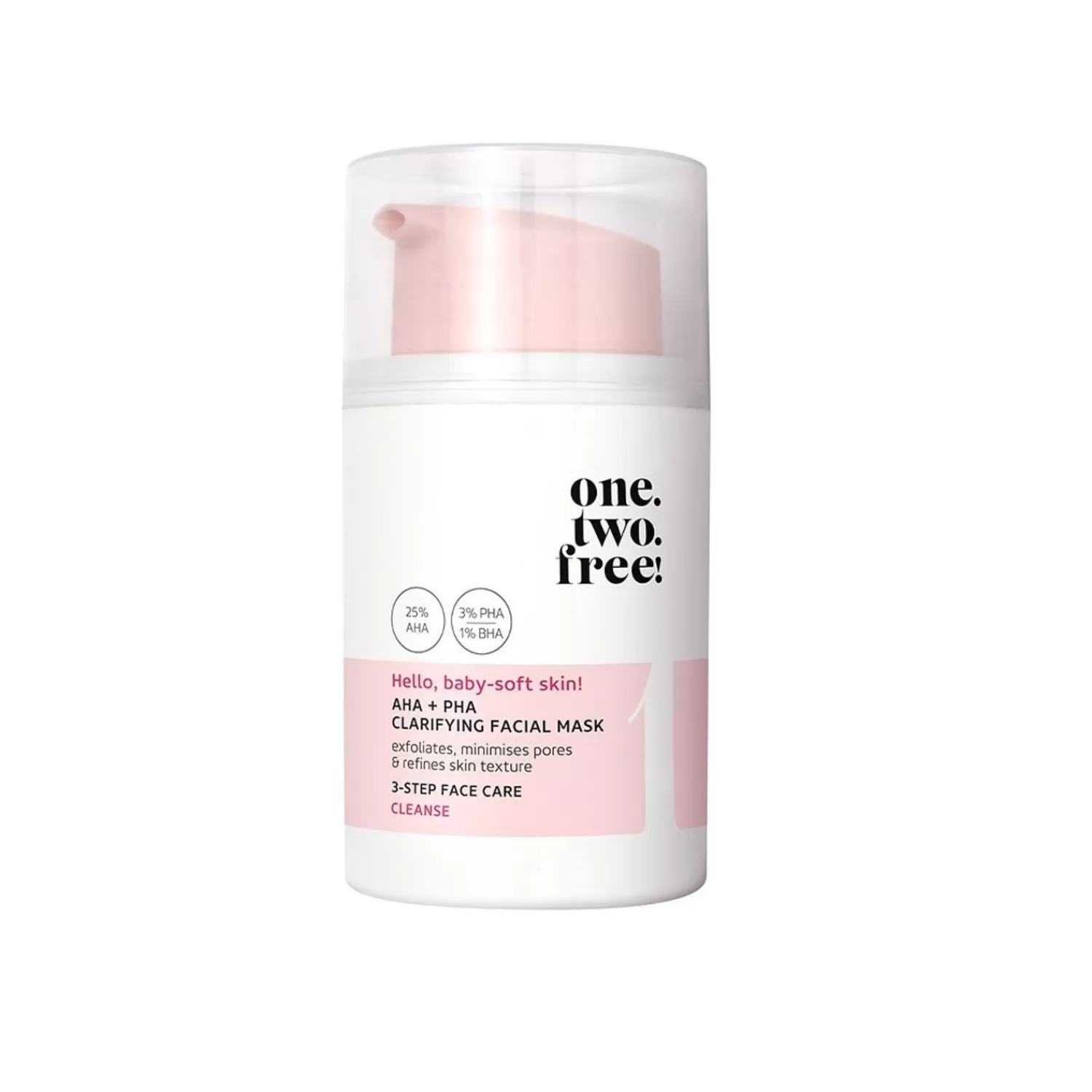 one.two.free! Aha + Pha Clarifying Facial Mask