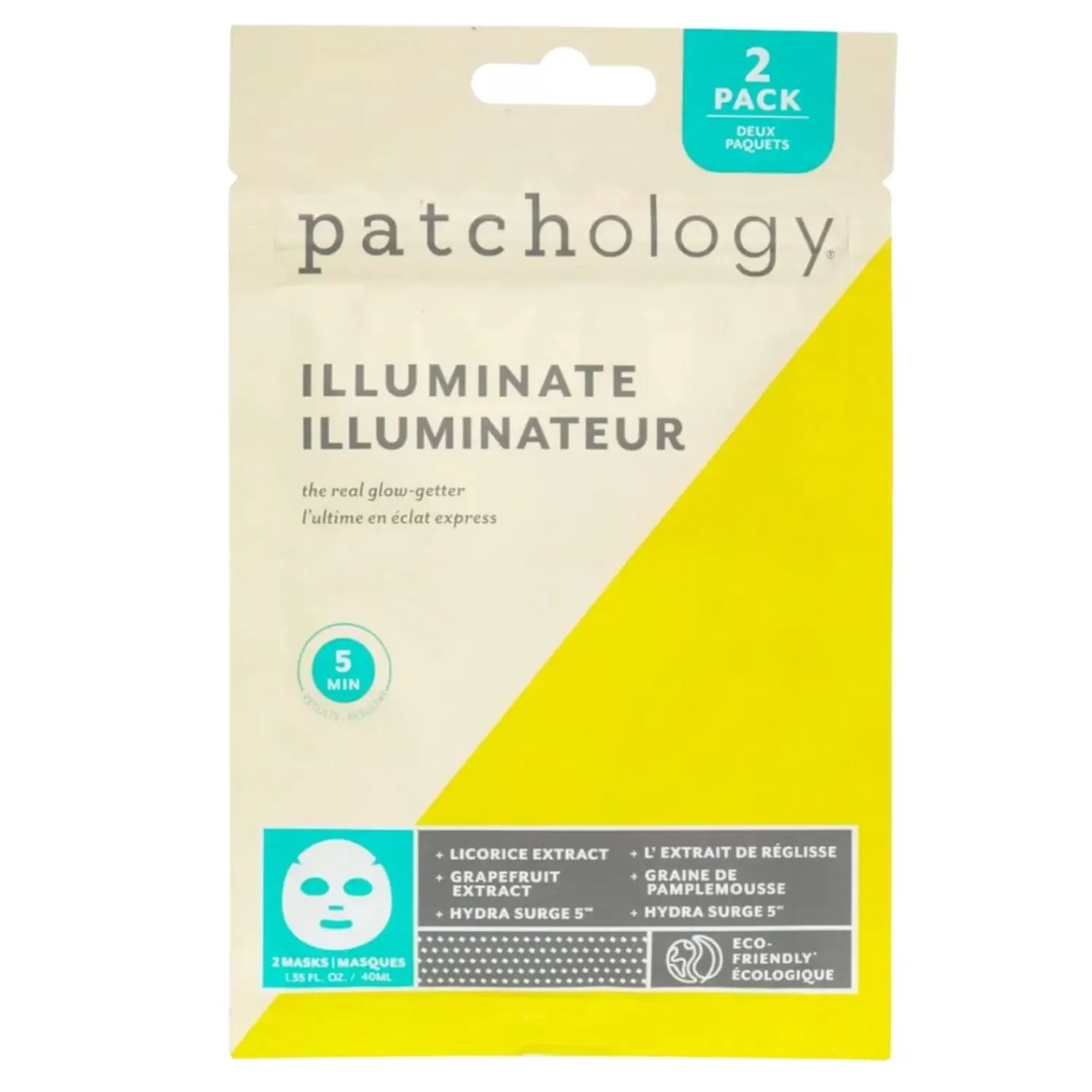 Patchology Sheet Mask Duo Illuminate