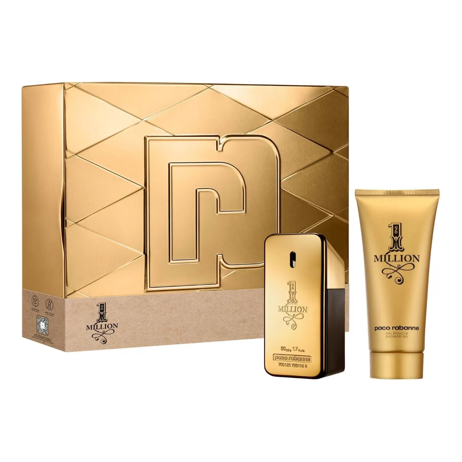 Rabanne 1 Miljoen Set Eau De Toilette 50 Ml