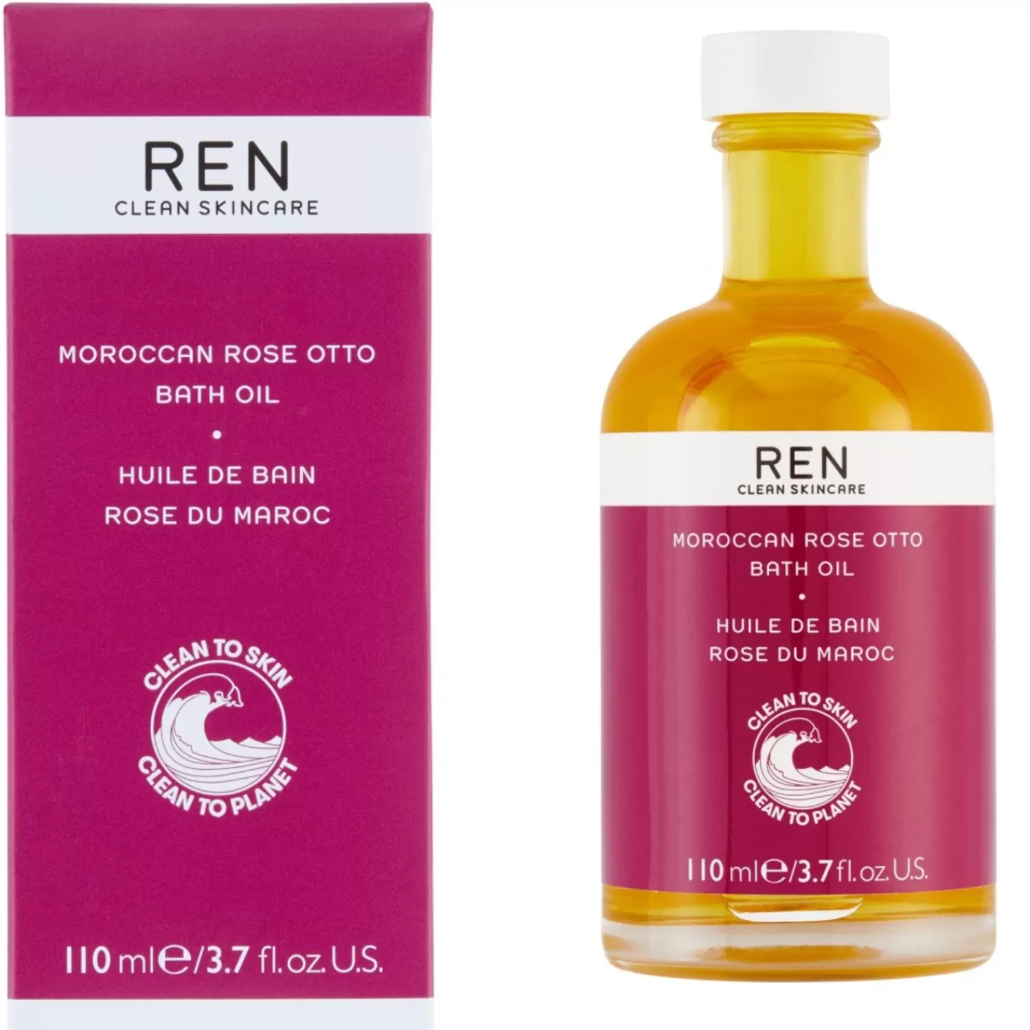 REN Clean Skincare Moroccan Rose Bath Oil