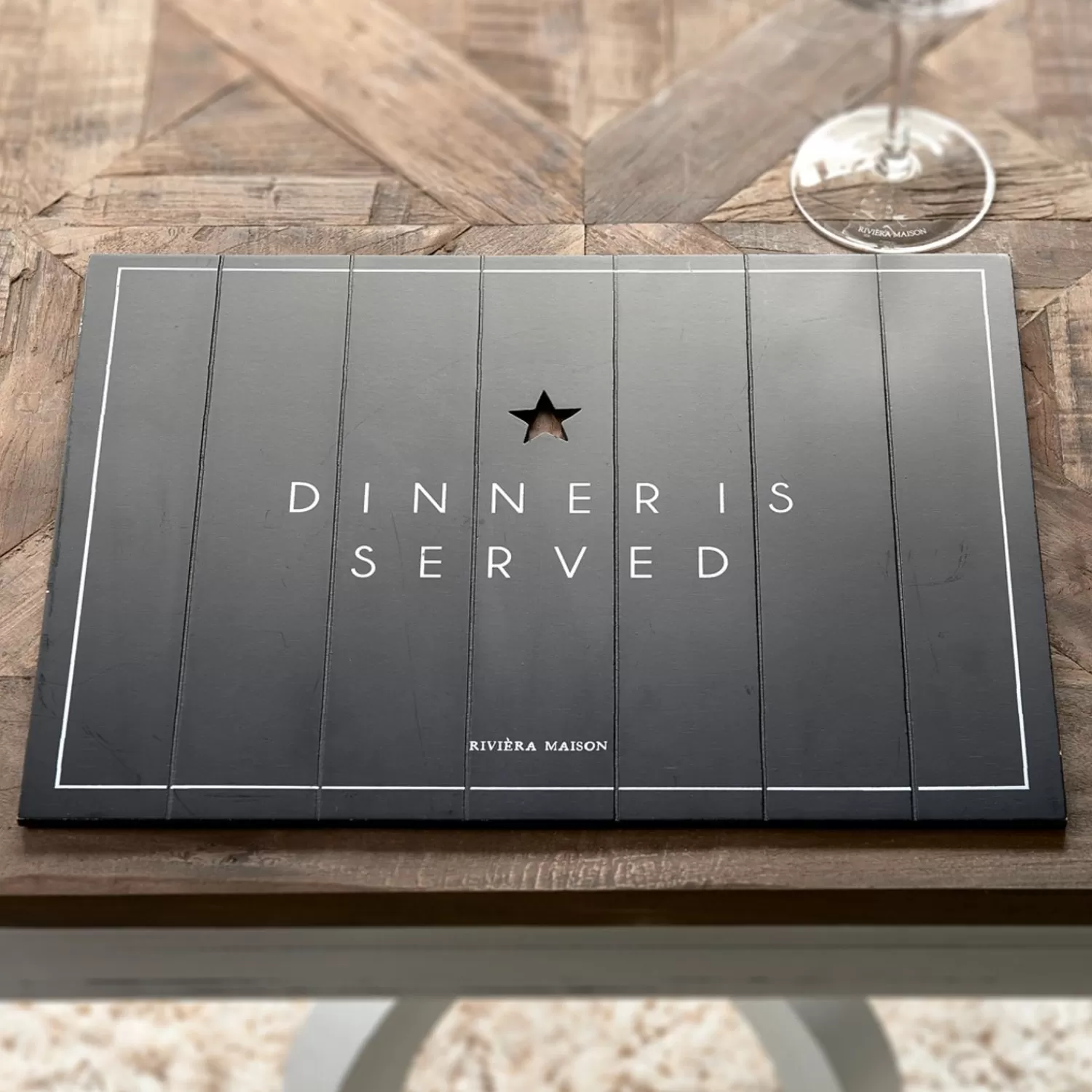 Riviera Maison Dinner Is Served Placemat