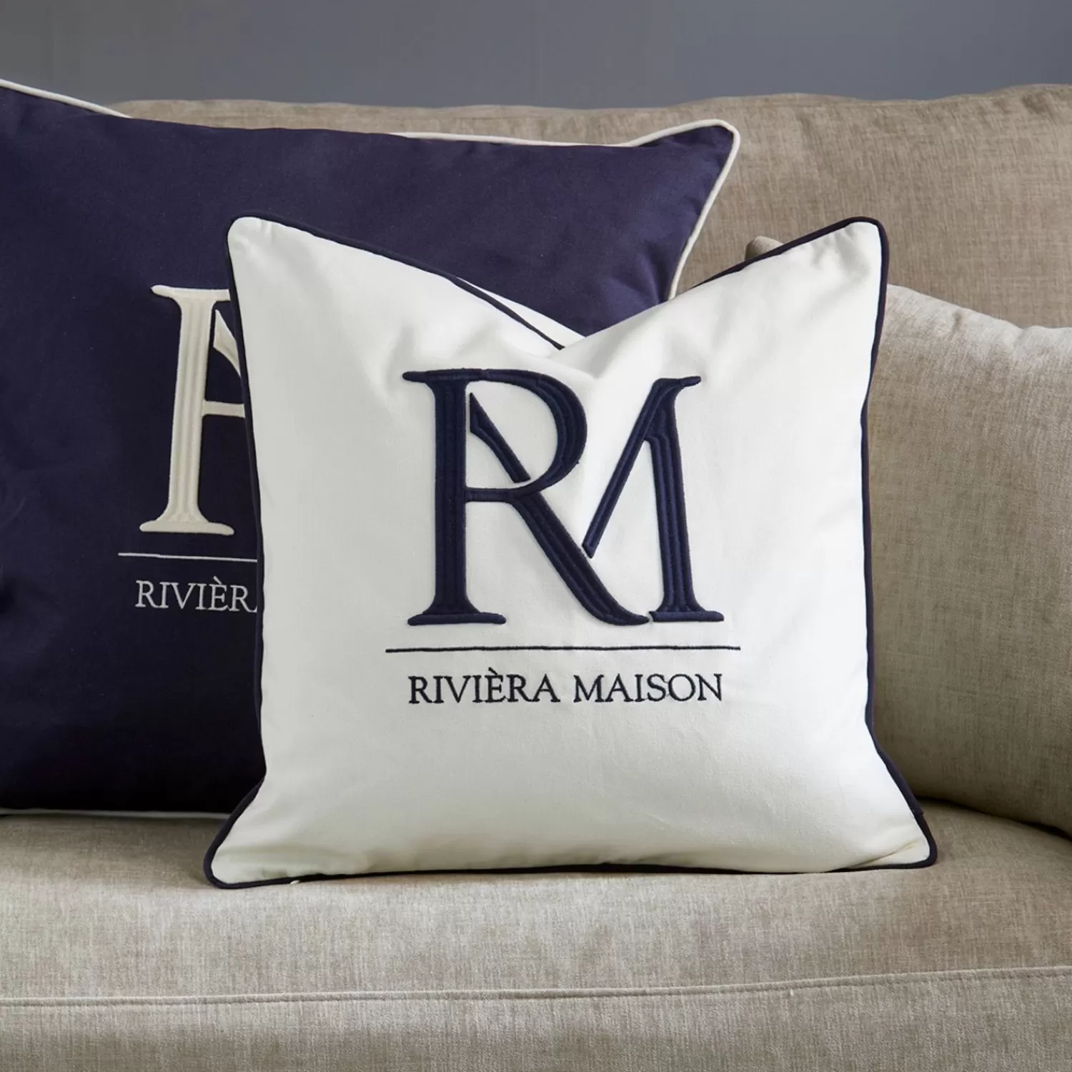 Riviera Maison Rm Monogram Kussenhoes