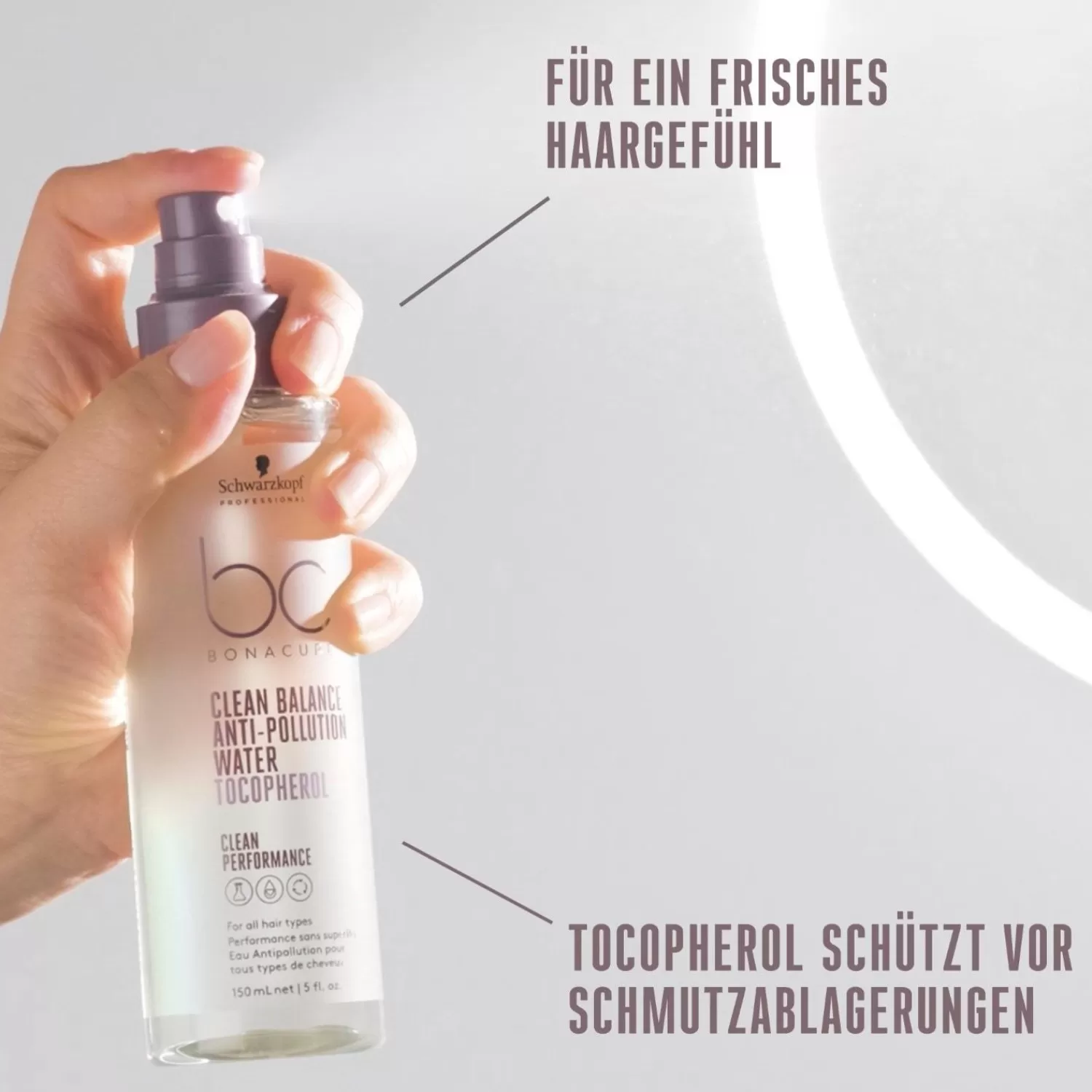 Schwarzkopf Professional Bc Bonacure Frizz Away Clean Balance Anti-Vervuilingswater