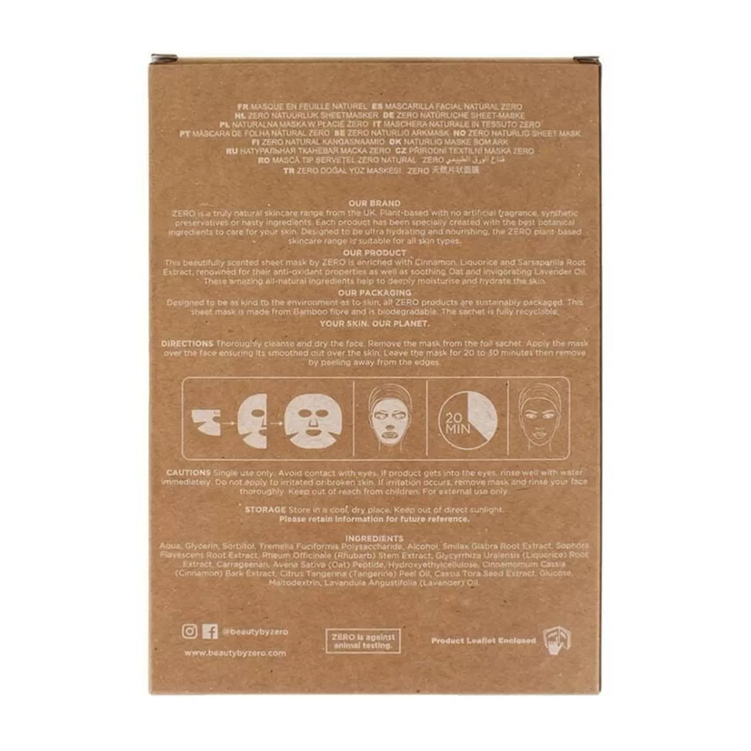 Skin Academy ZERO Sheet Mask