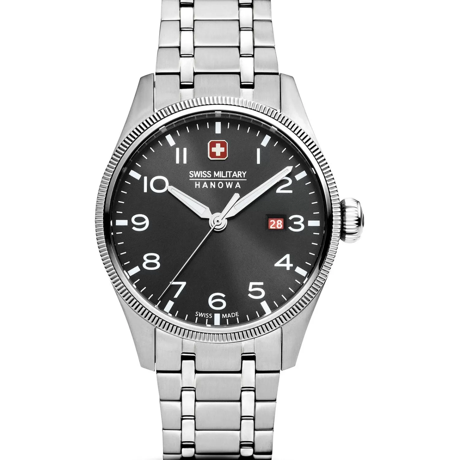 SWISS MILITARY HANOWA Herenhorloge Edelstaal