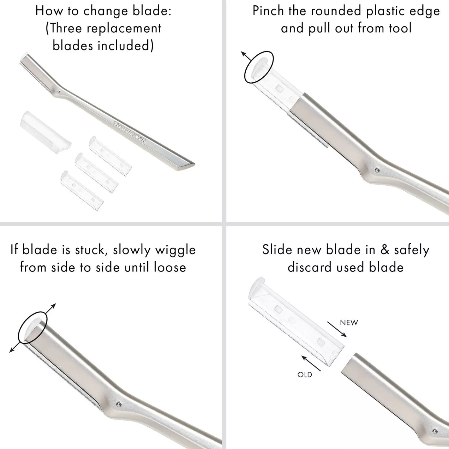 Tweezerman Replacement Blades